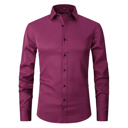 Camisa Antiarrugas Hombre – Estilo Slim y Moderno