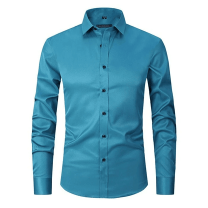 Camisa Antiarrugas Hombre – Estilo Slim y Moderno
