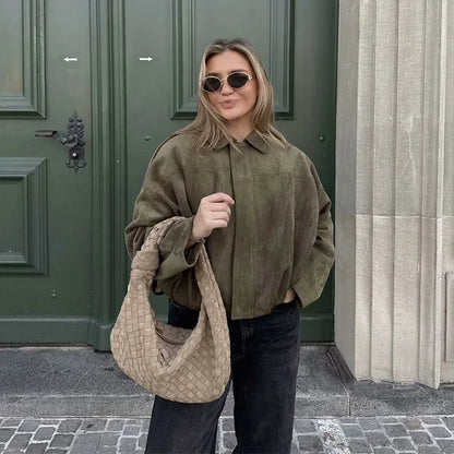 Chaqueta Abrigo de Ébano Tendencia de Moda